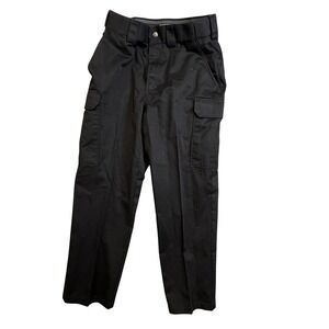 5.11 Tactical Pants Mens 32 Black Cargo Tactical Work Uniform Poly Cotton Blend